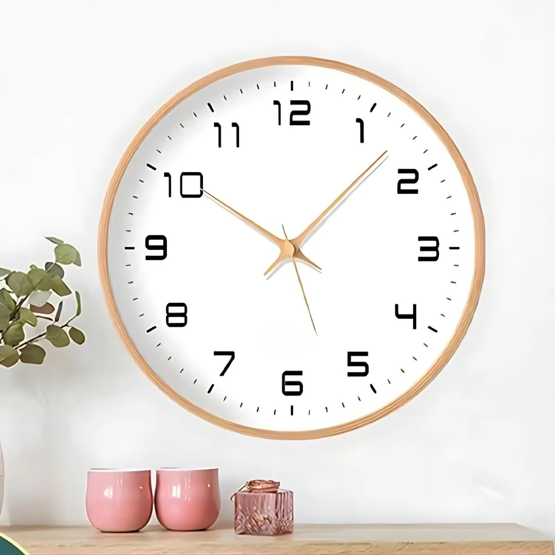 Rustic Wooden Decorative Wall Clock