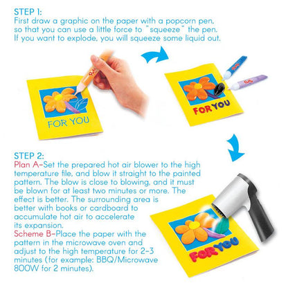 Vibrant Color Art Markers Set (6 Pack)