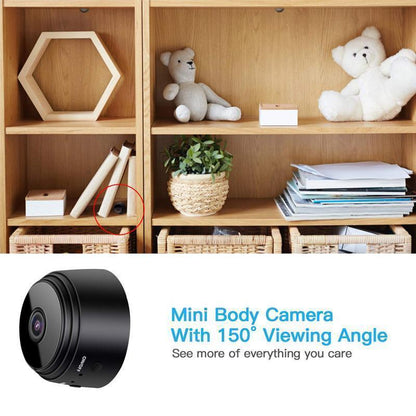 Compact WiFi Mini Security Camera 1080p