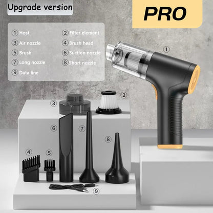 Compact Wireless Car Vacuum Cleaner