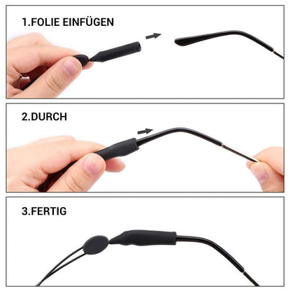 Soft Rubber Eyeglass Retainer Straps (2 Pack)