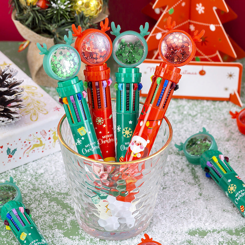 Bright Festive Sparkle Pens Set