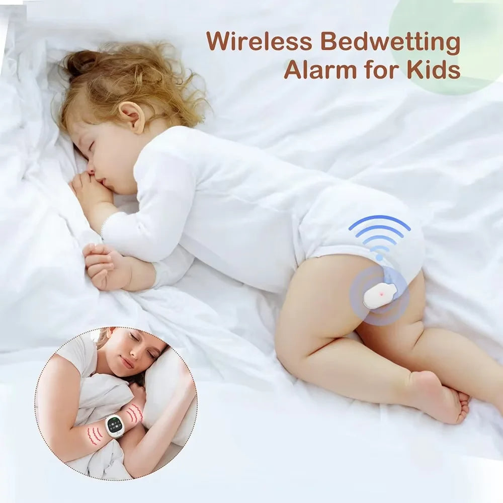 Child Bed Wetting Alert System With Nighttime Vibration Sensor