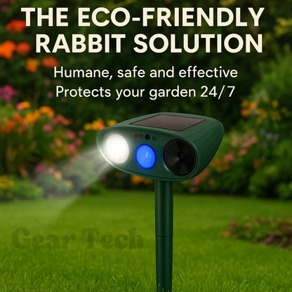 Outdoor Solar Powered Rabbit Repellent Garden Pest Control - Luxicro