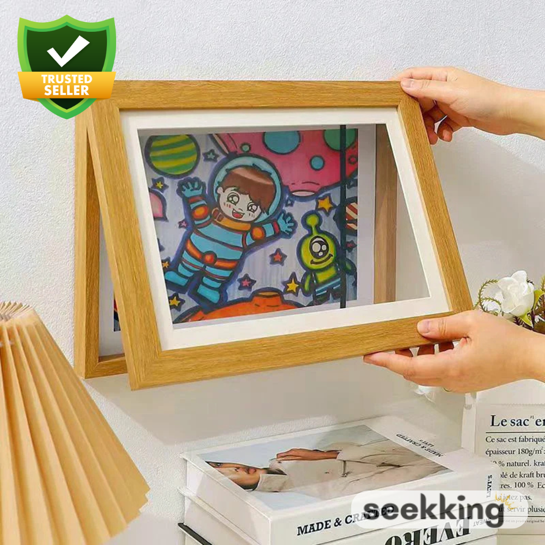 Fun Children's Refrigerator Photo Frame - Luxicro