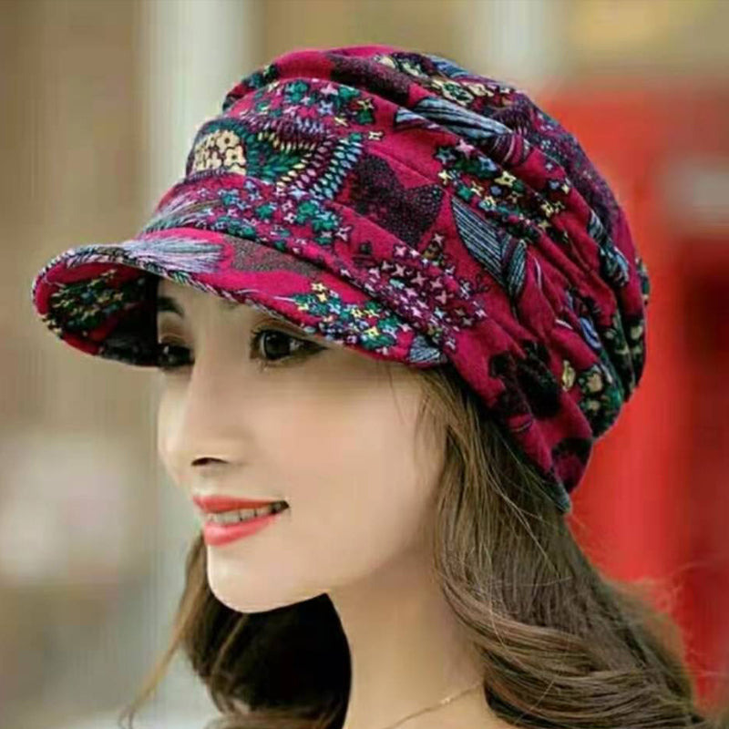 Elegant Petal Folded Baseball Cap - Luxicro