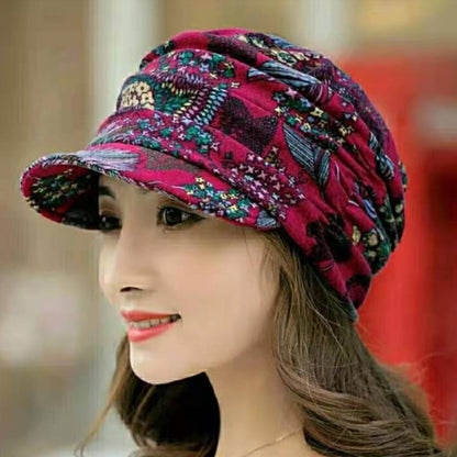 Elegant Petal Folded Baseball Cap - Luxicro