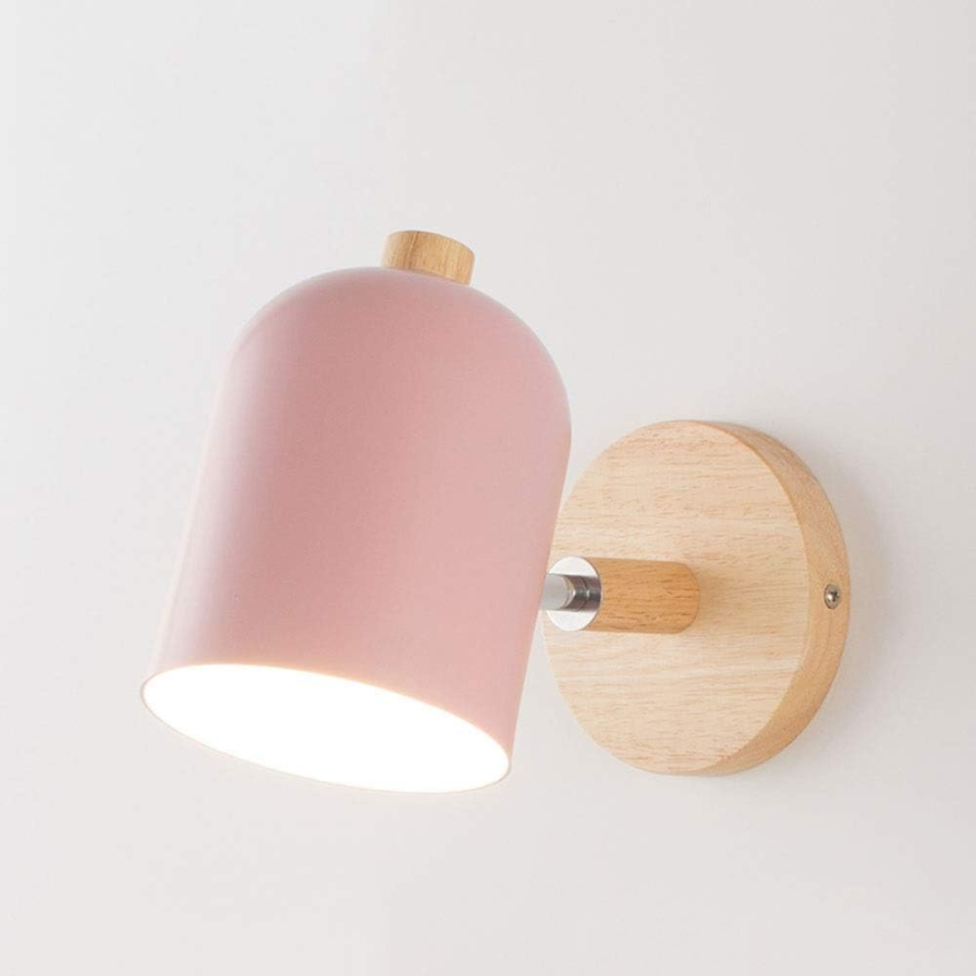 Rustic Wooden Wall Light Fixture