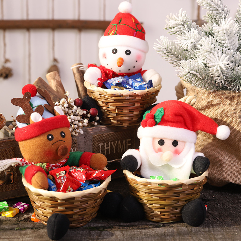 Holiday Sweet Woven Gift Basket