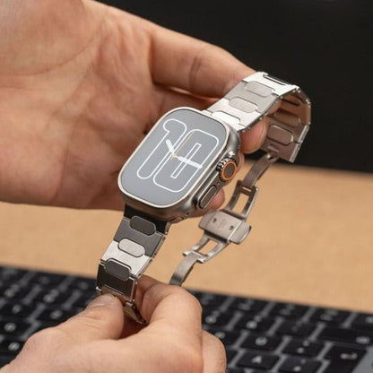 Durable Apple Watch Band with Butterfly Clasp