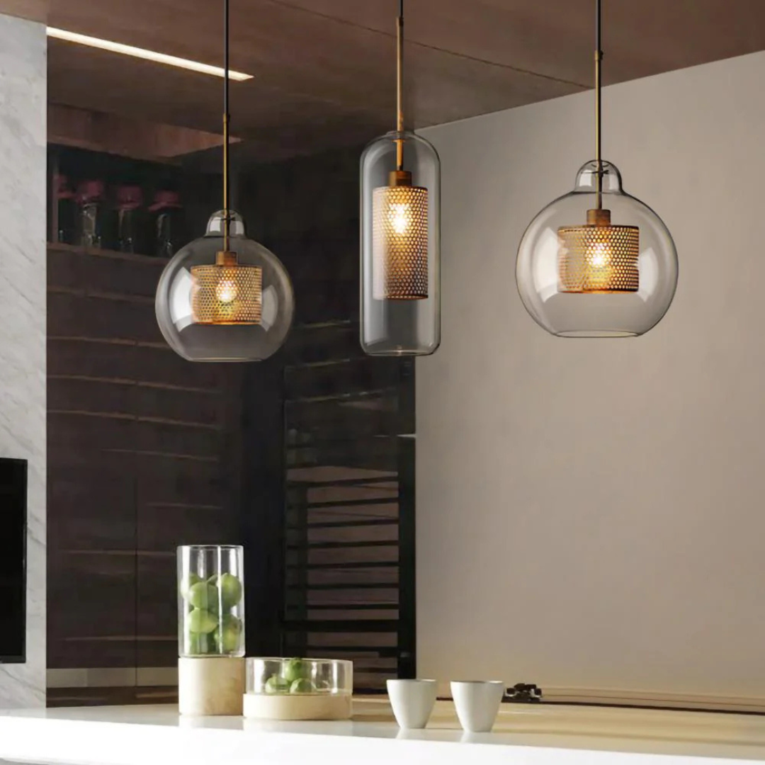 Elegant Glass Pendant Light for Dining Room