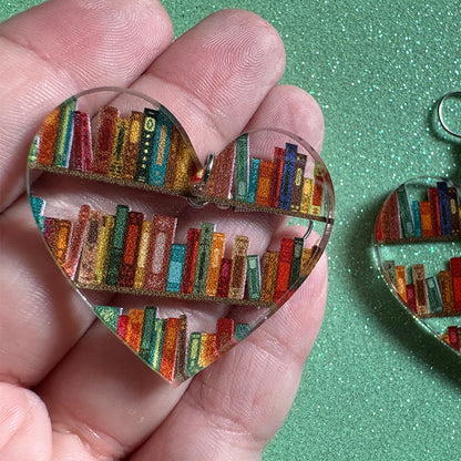 Natural Tree Book Dangle Earrings