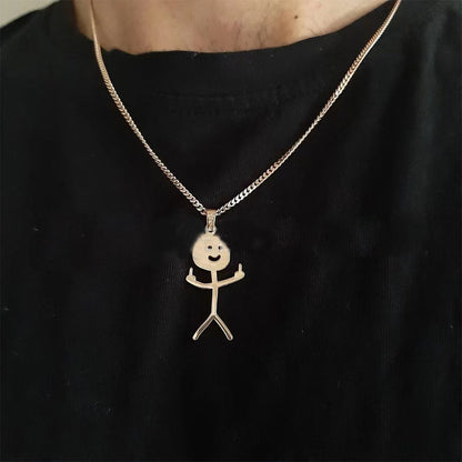 Trendy Humor Pendant Necklace