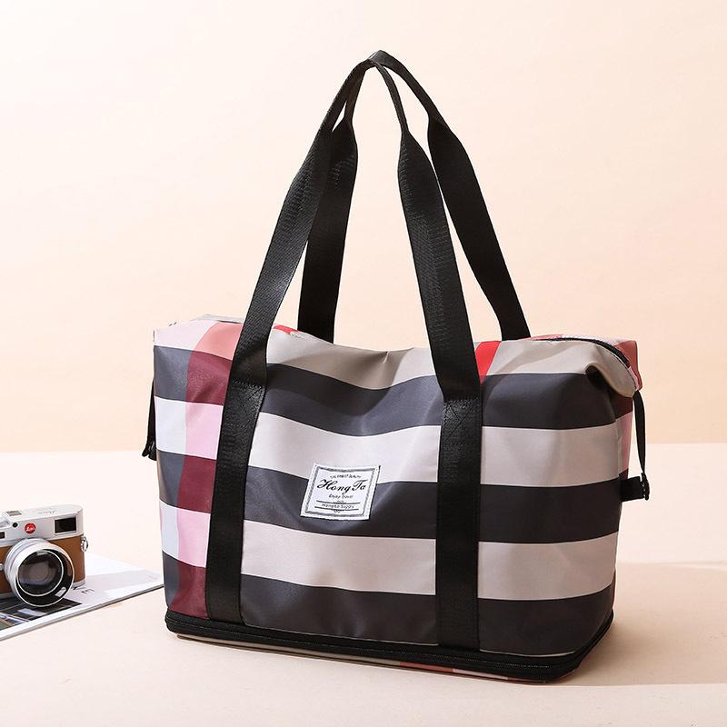 Stylish Plaid Luggage Bag