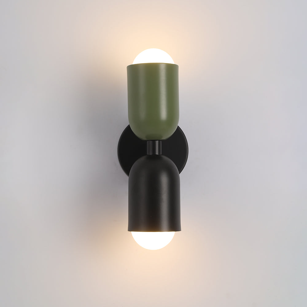 Colorful Metal LED Wall Lamp for Contemporary Homes