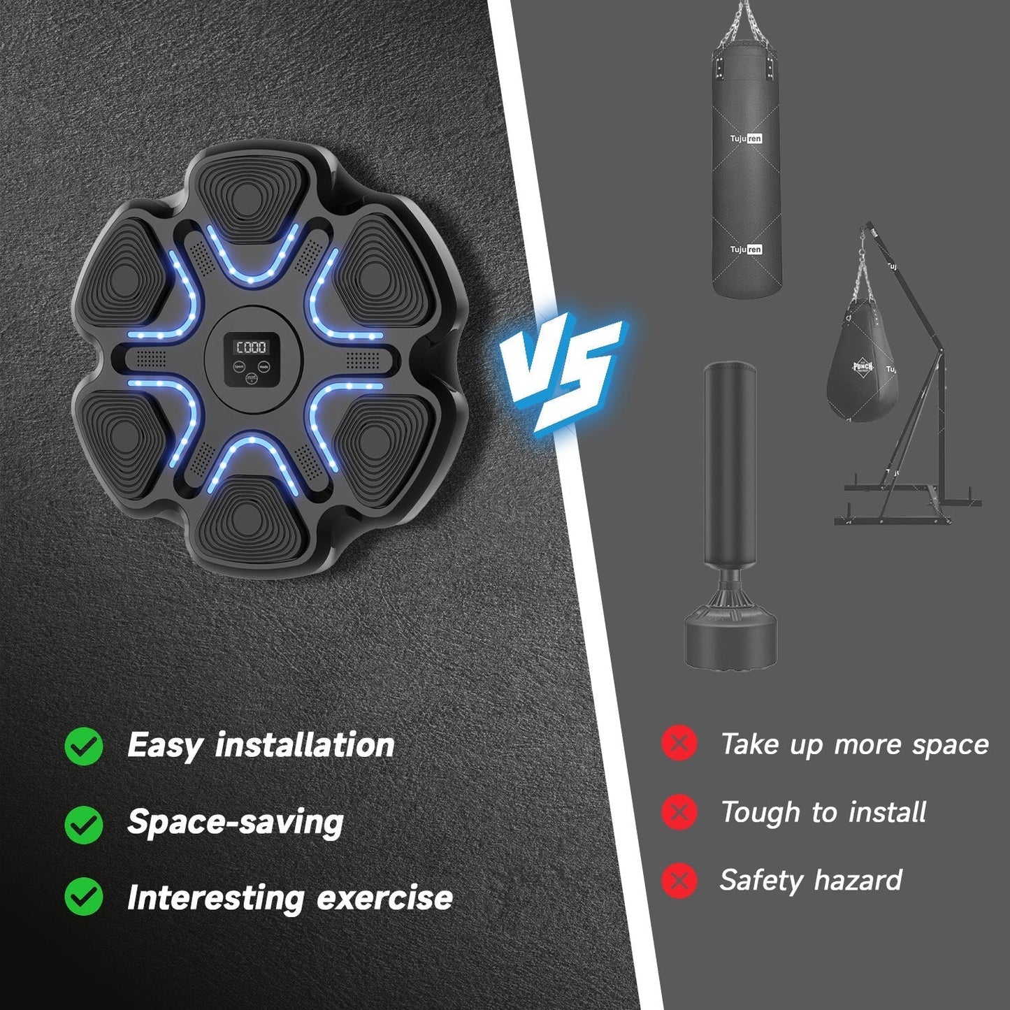 Compact Boxing Fitness Trainer