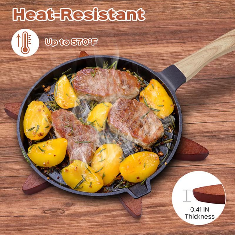 Durable Wooden Table Placemats and Coasters