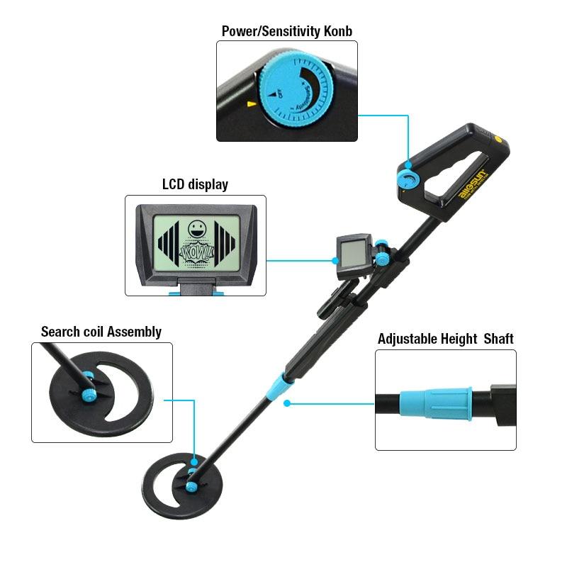 Compact Waterproof Metal Detector for Gold Hunting