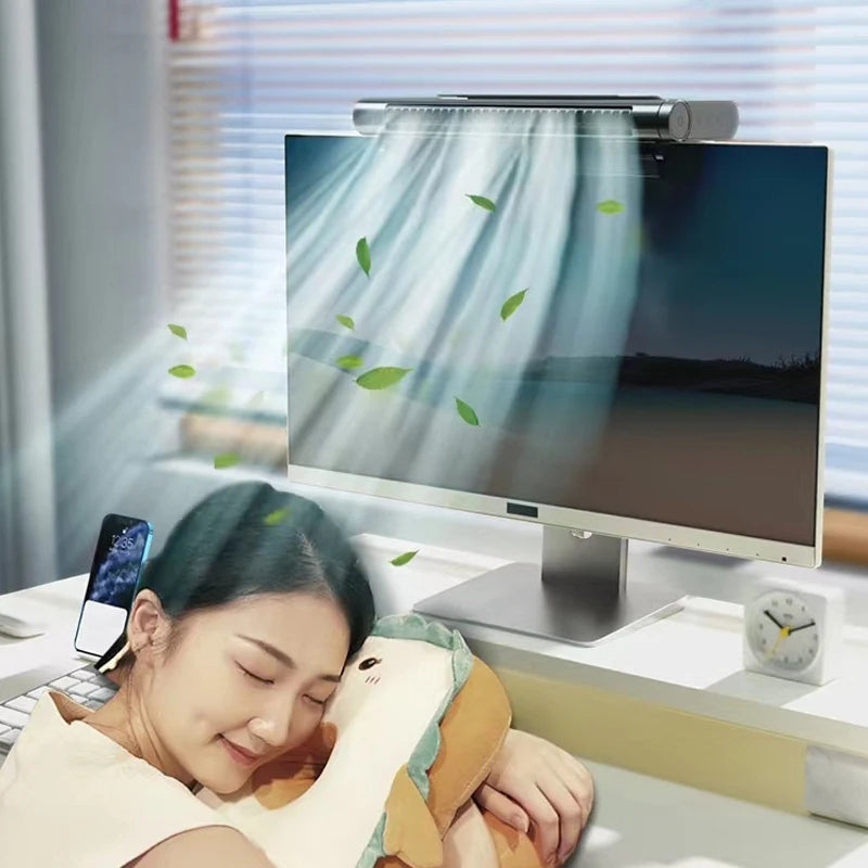 Compact Portable USB Desk Fan and Cooler - Luxicro