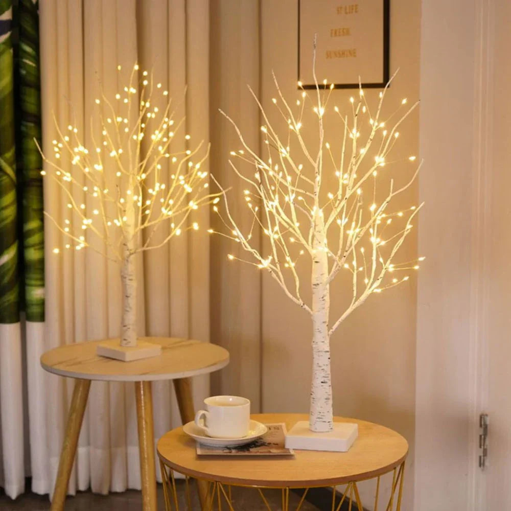 Rustic Wood Desk Light