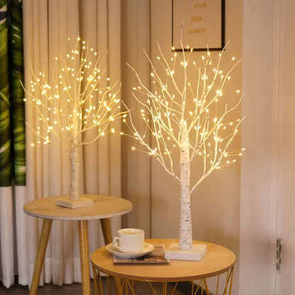 Rustic Wood Desk Light