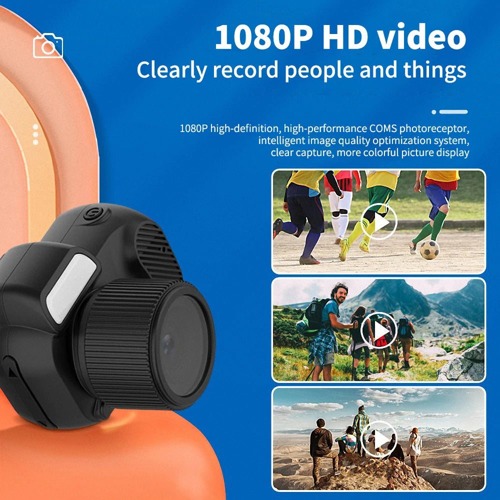 Compact Travel Video Camera 1080P HD