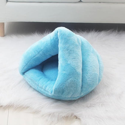 Cozy Fleece Dog Den Bed