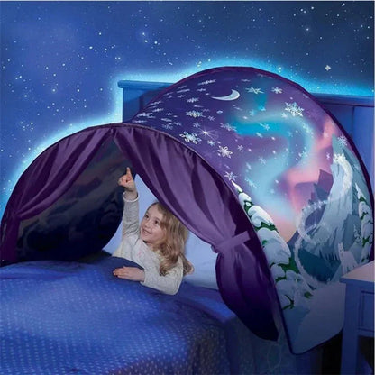 Colorful Kids Playhouse Bed Canopy