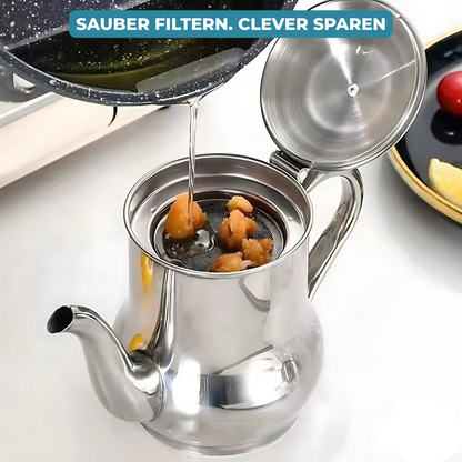 Easy Clean Oil Filter for Healthy Cooking