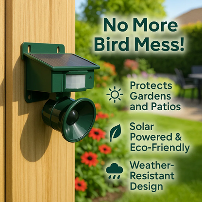 Automatic Bird Repellent Device with Loud Sound Scare