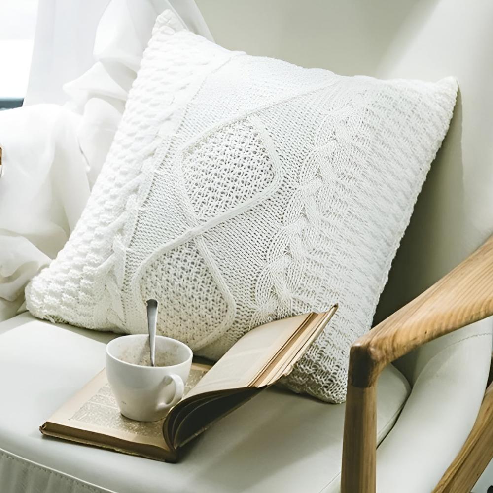 Woven Textured Pillow Cover - Luxicro