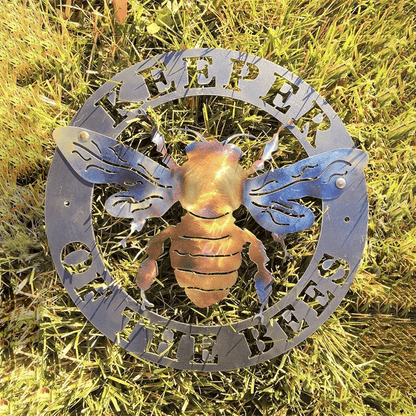 Rustic Honey Bee Iron Wall Decor - Luxicro