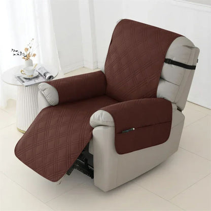 Durable Faux Leather Pet Proof Recliner Slipcover