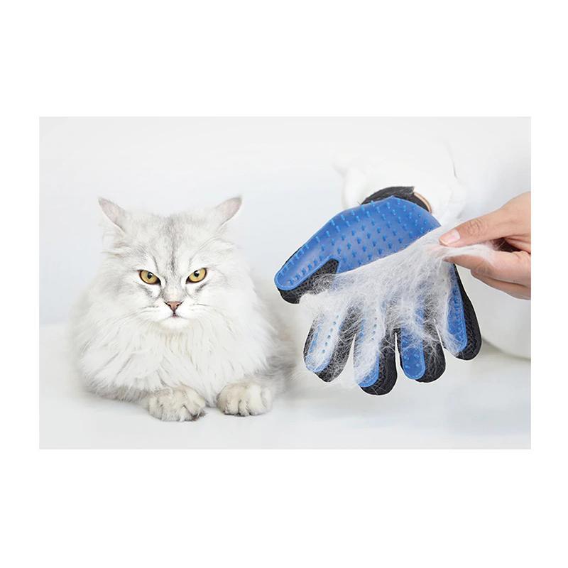 Soft Pet Grooming Massage Glove - Luxicro