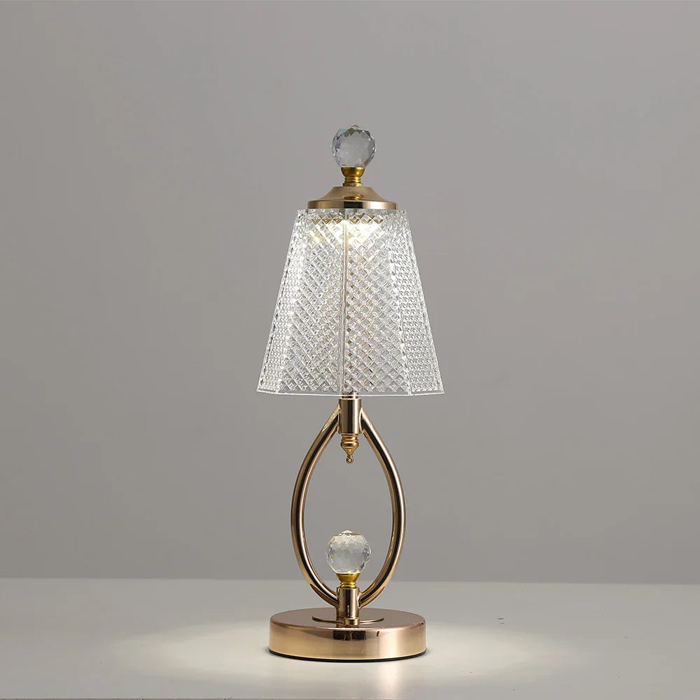 Traditional Clear Desk Lamp - Luxicro