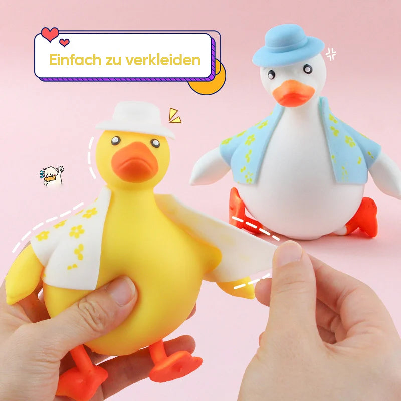 Comical Quacking Rubber Duck Stress Ball