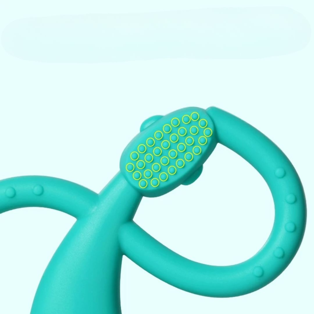 Soft Silicone Baby Teether Toy Monkey