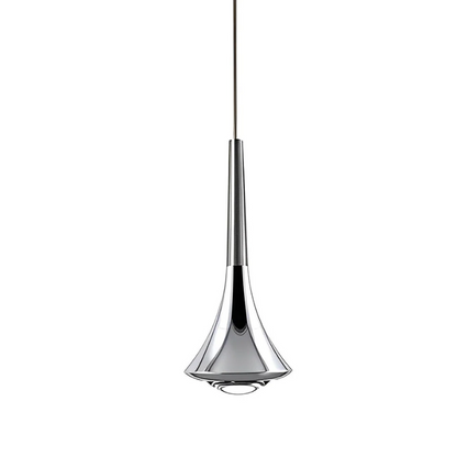 Modern Chrome Hanging Pendant Lamp