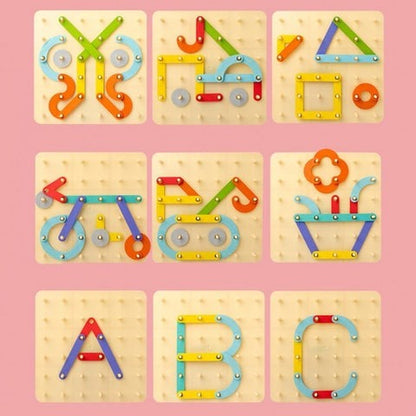 Learning Wood Shape Sorter Toy