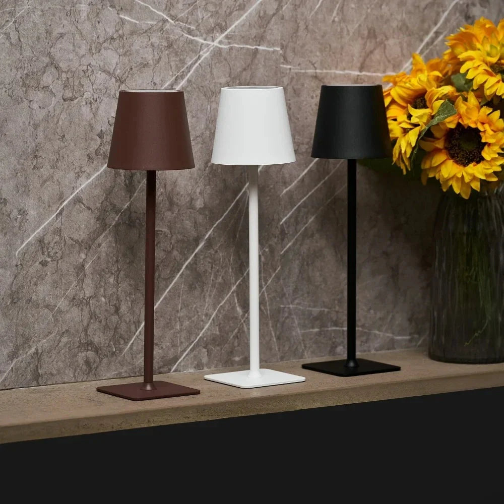 Adjustable LED Desk Lamp Portable Rechargeable Night Light - Luxicro