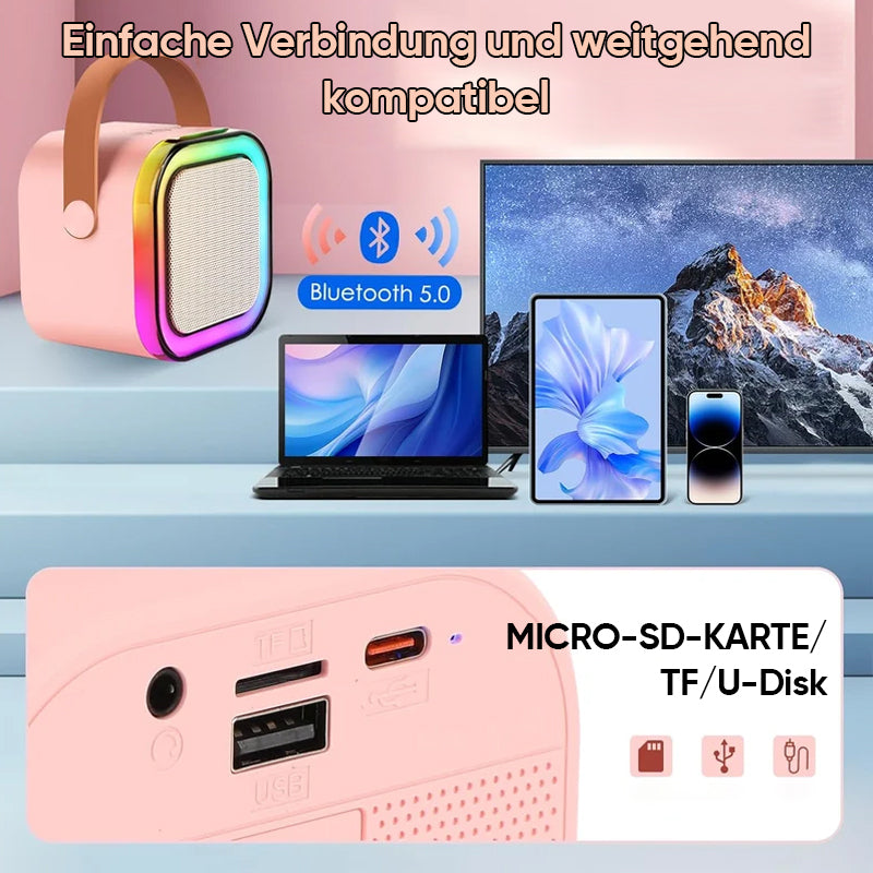 Fun Kids Portable Karaoke Machine with Microphone