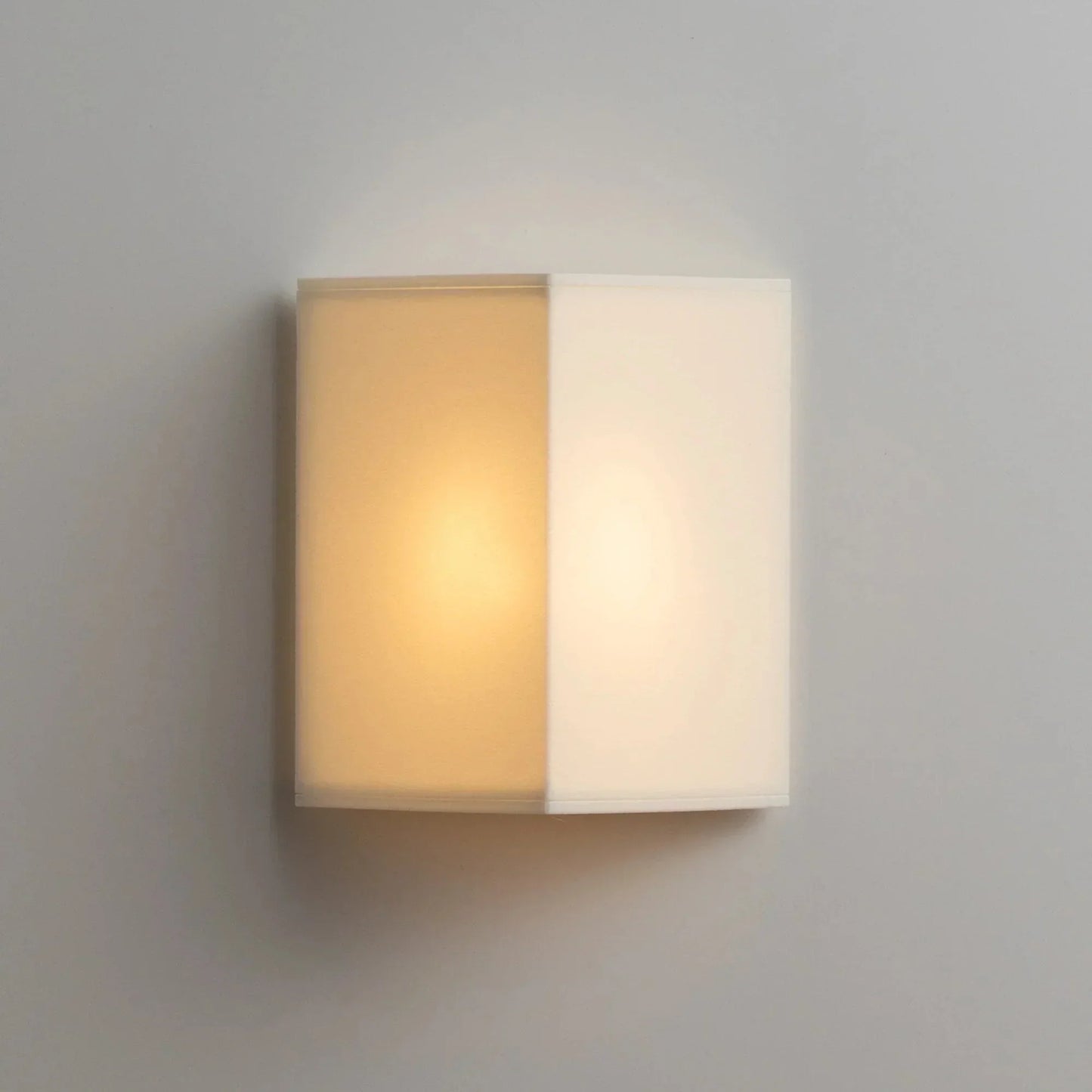 Simple Fabric Wall Lamp in Earthy Tone