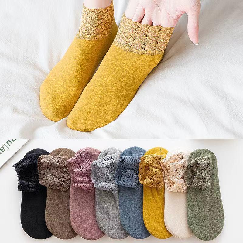 Cozy Lace Women's Winter Socks