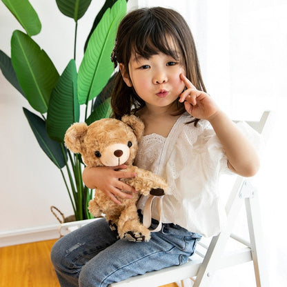 Cuddly Plush Bear Crossbody Bag - Luxicro
