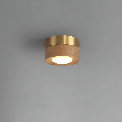 Natural Wood LED Ceiling Light Fixture - Luxicro