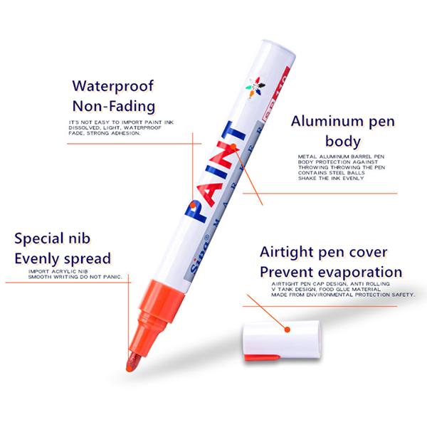 Long Lasting Water Resistant Tire Marker Pen