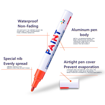 Long Lasting Water Resistant Tire Marker Pen