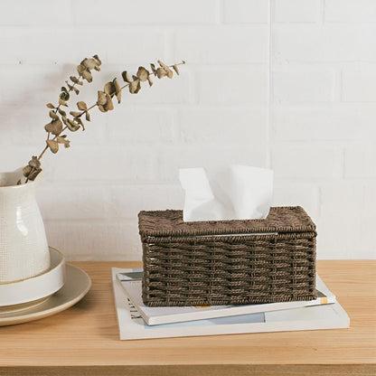 Natural Woven Tissue Holder