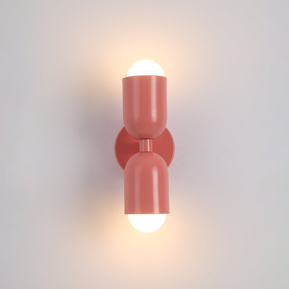 Colorful Metal LED Wall Lamp for Contemporary Homes