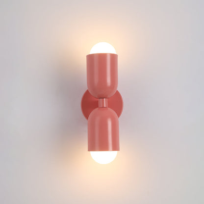 Colorful Metal LED Wall Lamp for Contemporary Homes